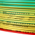德力西电线1.5/2.5/4/6平方BVR多股阻燃软线铜芯线国标接地线 BVR 6平方 黄绿色 100米