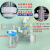 垃圾处理器专用下水管排水管防臭防返水连接洗碗机净水器前置厨宝 （白色款）双水槽背排侧排通用