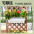 CHAOMING阳台种菜盆长方形塑料长条花盆种植箱家庭蔬菜种菜花箱盆栽种植盆 天
