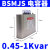 德力西电容器450V自愈式BSMJS 0.45低压并联无功电力容量补偿柜用 BSMJS-0-0.45-1-3-D