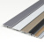 航典木地板铝合金收口条T字型压条门槛石不锈钢收边条接缝隙金属扣条 哑白色宽6cm*高0.8cm2.7米