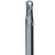 ZCC.CT 株洲曲面加工55度二刃直柄球头合金立铣刀 PM-2B-R2.0S 