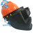 【精选好品】 定制适用电焊面罩头戴式自动变光烧焊接帽氩弧焊工安全帽高 插槽配件1对