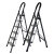 奥鹏人字梯梯子折叠伸缩加厚铝合金多功能轻便型工程五步人字梯室内AP-1555D