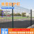 九江桃型柱护栏围墙小区别墅围栏机场防护隔离网高速公路护栏 门单开1.8X1米