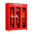 微型消防站消防柜建筑工地器材全套消防箱放置柜消防展示柜应急柜 单人套餐含1.2米柜子 白色8人豪华套装
