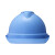 烽雷ABS帽衬V型有孔安全帽建筑工地劳保防撞头盔 湖蓝色