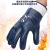 丁腈浸胶劳保手套加厚橡胶防水防滑防油耐油耐磨胶皮干活工业手套 蓝色磨砂手套（加绒款）：10双 XL