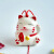 新款创意陶瓷招财猫喜糖盒伴娘伴手礼结婚满月喜糖礼盒装中式回礼 良缘猫【风铃款】 只有猫咪