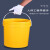 仁聚益定制适用加厚塑料桶油漆桶涂料桶化工桶带盖20升35kg25/ 20L白色-升级易开款