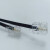 弹簧线PU伸缩螺旋线缆国标铜芯电缆线黑色电源线 白色2芯3米