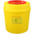 垃圾桶一次性锐器盒废弃针头利器盒医院诊所方形圆形黄色垃圾桶F 6.5L圆形