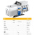 真空泵VRD系列双级旋片式VRD-4/8/16/24/30工业泵电动抽气泵 VRD-16速率16m3/h双级泵