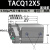 京仕蓝科技亚德客型导杆薄型气缸TACQ12/16/20/25x10x1 TACQ12X5