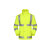 昊鹰 安全反光分体式透气雨衣雨裤套装 户外骑行成人反光雨衣套装 荧光黄L170