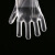 餐饮透明耐用新料加厚独立抽式用手套一次性PE 独立透明包装手套0.6克2000只