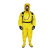 登月 轻型防化服 连体耐酸碱防毒衣 黄色(开隆)