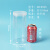 乐霍 储物罐密封塑料瓶透明包装圆形红糖饼干大米蜂蜜加厚密封收纳罐子 10直径10高50个配透明盖