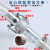 铝合金扳把式快速接头CE型阴阳端胶管水管水带软管油罐输油管接口 灰色 2.5寸C+A(DN65)