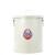 dulton金属垃圾桶铁皮厨房客厅杂物收纳桶套装带盖圆桶定制 乳白色 3.5L 直径18.5*高24cm
