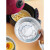 锡纸碗盘圆形烤鸡蛋花甲粉丝专用一次性锡箔纸盒煲仔饭打包锡纸盒 8寸深盘5个装