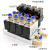 气动电磁控制阀组合汇流板底座阀岛4V310一10电子阀气缸电磁阀组 4V310阀组 4位 电压：DC24V 默认配10