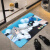 二次元地毯 来图卡通卫浴吸水地垫洗手间门口脚垫二次元猫羽雫动 猫羽雫9 40x60里侎地垫