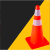定制PVC路锥红路障圆锥市政安全警示反光锥雪糕桶三角锥形筒塑料 70cm深蓝色