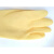 越秀山加厚牛筋纯乳胶橡胶工业套耐用防滑防水耐酸碱厨房洗碗手套 10双东方红手套 M