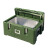 军澜 滚塑保温箱 热食前送器 保温周转箱 军绿色保温箱30L+三格份盘