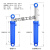 适用于定制沭露适用于定制液压油缸液压缸10吨20吨重型双向升降油顶液压油顶油压顶配件大全 100*60*150
