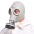 面具全面罩工业化工气体喷漆农药消防有机蒸汽全密封 皮脸面具+0.5米导气管+4号滤毒罐