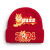 铸固 防寒帽 2024龙年新年针织帽拜年喜庆庆祝帽子可爱温馨氛围感帽子男女款 红色4 成人 