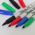 记号笔黑色油性笔批发Sharp锐意防褪色马克笔油性记号笔油性笔不掉色塑料标记笔 6支红色