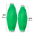 慎固 乳胶袖套 工业水产实验室加长加厚防水束口套袖 绿色45CM
