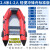 冲锋舟橡皮艇硬底加厚耐磨4-5人便携路亚钓鱼船皮划艇充气艇 2.4米拉丝平底1-2人 船身0.9船
