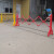 工地便携式塑料伸缩护栏不锈钢移动绝缘折叠可携带防护栏玻璃钢施 塑钢1.2米高2.5米长