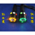铁路专用强光信号手电筒红白绿/黄3三色充电防护指示灯带磁铁 A款红黄白手电+1电池+直充