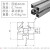 国标4040工业流水生产线自动机器人设备框架梅花孔薄款重型铝型材 国标4040-0.7银白
