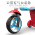 儿童二合一滑板车123岁小孩宝宝可坐滑步车多用功能三轮滑滑车 红蓝二合一pu轮