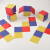 正方体展开图11种数学教具长方体和正方体拼接框架五年级下册磁性 20粒磁力正方体盒装