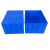 加厚塑料周转箱可带盖螺丝配件零件盒仓库物料收纳胶筐工业塑料箱 3#箱340*265*130