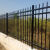 锌钢护栏小区铁艺围栏护栏农村院墙别墅学校围墙定制 深棕色
