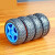 智能小车轮子橡胶玩具车轮轮胎机器人tt马达轮子65*27mm 深蓝色