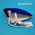 来安之9102A折叠式加厚KLT02防尘口罩防工业粉尘头戴式蓝色KN95口罩 耳带式 50个/盒