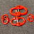 G80国标链条连接环双环蝴蝶扣起重索具配件吊钩抓钩链条吊具接头 双环扣3.15吨（10-8）
