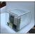 金晶超白侧滤鱼缸 定制背滤缸过滤鱼缸 小型鱼缸带盖子 40*40*40 8mm厚度（不上楼