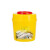 医疗废物利器盒锐器盒一次性医院黄色圆形方形针头小型垃圾桶 圆形15L整箱(50个)