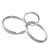 FACEMINI CJ-374钥匙圈环不锈钢扁圈铁圈加厚圆环 1 2套10mm双圈(50个)