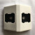 三角形pp插座五孔底盒实验台室专用黑白色斜式六孔岛式塔式电源盒憬芊 白色118型